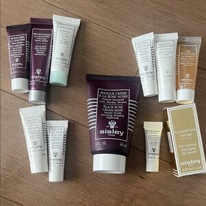 New Sealed Black Rose Cream Mask 60ml with assorted Sisley Samples